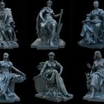 Gjashtë Statujat e Kontinenteve, 1878