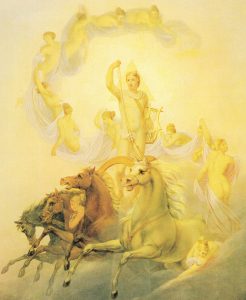 Georg Friedrich Kersting (1785-1847) - Apolloni dhe Orët (Horai), 1822